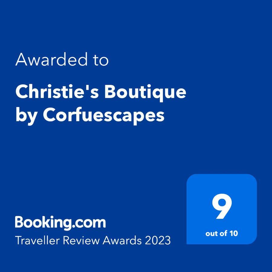 Apartamento Christie'S Boutique By Corfuescapes Alepou Exterior foto